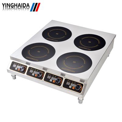 China Hotel Manufacturer Price 4 Heads Cooker Commercial Induction Cooktop for sale