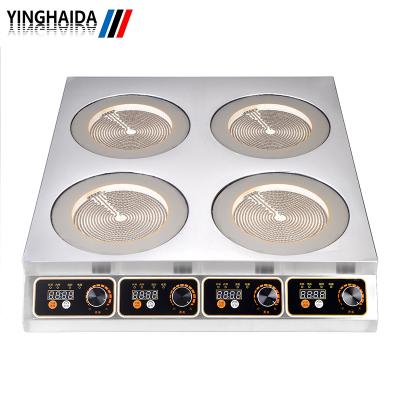 China New Style Hotel Table Top 4 Burner Commercial Electric Induction Cooker Stove For Restaurant for sale