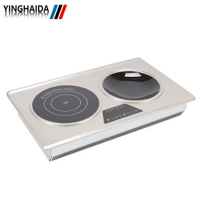 China High Quality Hotel Cookr Double Burner Two Burner Two Heater Stove Smart Cook Induction Cooker for sale