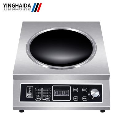 China Hotel Home Appliance Portable Stainless Steel Knob Wok Induction Cooker 3500w Table Top for sale