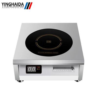 China Hotel Restaurant Hotel Kitchen Stainless Steel Single Cooktop 6500W/8000W Commercial Induction Cooker for sale