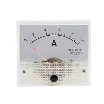 China 85C1-A Analog Current Mechanical Ammeter DC Panel Ammeter Ammeter Ammeters Indicator 85C1-A for sale