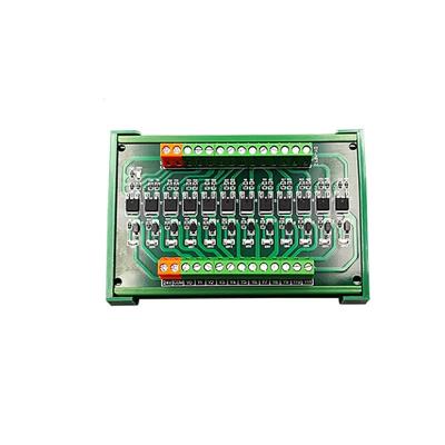 China Sealed Din Rail 35mm PLC Amplifier Board 4/8//12/16 Channel NPN/PNP Transistor Signal Output SCR Module for sale