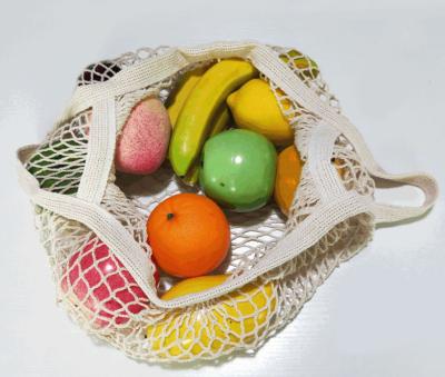 China Strong Cotton Packing Food Wholesale Fruits And Vegetables Buying Product Mesh Net Bags for sale