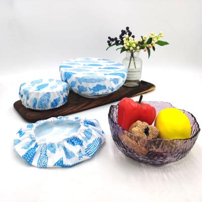 China 2021 Sustainable New Products Washable Organic Food Storage Reusable Cotton Bowl Covers for sale