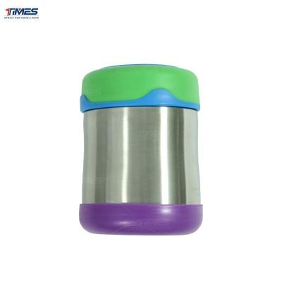 China Custom Food Grade Eco Sustainable Metal Plain BPA Free Vacuum Insulated Stainless Steel Wide Flask Food Lunch Box Thermal Mouth Thermos Pot for sale