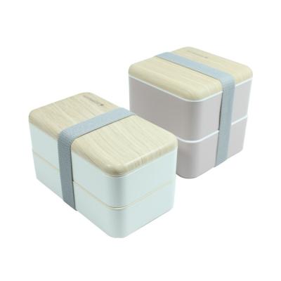 China Viable New Design Plastic Salad Lunch Box Bowl With Lid Logo Set Container Compartment Food Box for sale