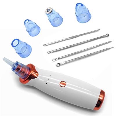 China For commercial & Electric Five Suction Pore Acne Tool Vacuum Blackhead Remover Home Use Massage Facial Remover Skin Care for sale