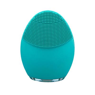 China For commercial & Home Use Radio Charging 5 Speed ​​Waterproof Setting Electric Soft Sonic Scrubber Silicone Face Rechargeable Cleaning Brush for sale