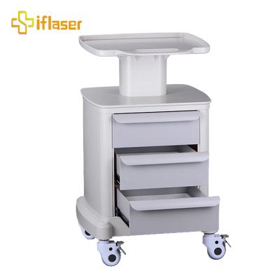 China Modern Factory Made Portable Beauty Machine Trolley Trolley With Drawer Wheels Dismountable Facial Dental Machine Salon Beauty Trolley for sale