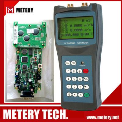 China Handheld ultrasonic time transit flow meters MT100H series from METERY TECH. for sale