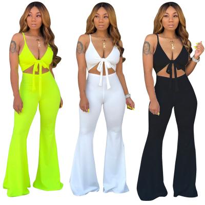 China Pit Turtle Neck Women Striped Cloth Waist Pants Casual Two Piece Sets Sexy QUICK DRY 2021 for sale