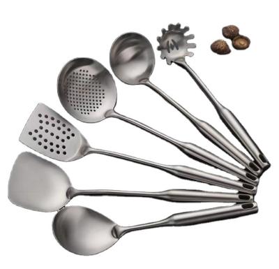 China Sustainable Stainless Steel Kitchen Set Cooking Seven Piece Spoon Shovel Kitchen Set for sale