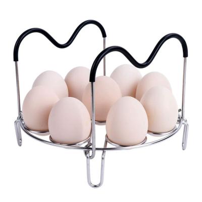 China FO Steamer Eggs Rack Standable Stackable Tripod Steamer Instant Pot Accessories - Fits 5,6,8 Quart Pressure Cook for sale