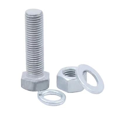 China Stainless Steel Fastener Factory Hex Bolt Hot Dip Galvanized Bolt Galvanized Bolt for sale