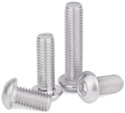 China Stainless steel round head hexagon socket bolt/half round head hexagon socket screw/flat head hexagon socket,stainless steel, for sale