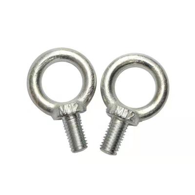 China Din580 Heavy Industry Galvanized Round Head Eyebolt Carbon Steel Eyebolt for sale