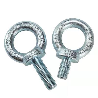 China Heavy Industry China Forged Anchor Lifting DIN580 M8 Stainless Steel Eye Bolt Galvanized Swivel Oval Threaded Eye for sale