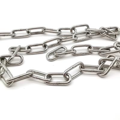 China Industrial Equipment High Quality Mild Steel Chains Germany Standard DIN5685 Linkchains for sale