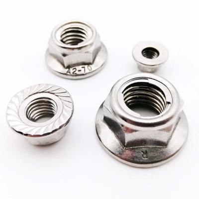 China Industrial Equipment Hex Flange Lock Nut DIN6927 for sale