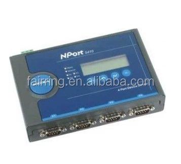 China Nport 5410 Industrial Port Server RS-232 Port Network Server _MOXA Category 4 Physical Serial Port 29*7mm for sale