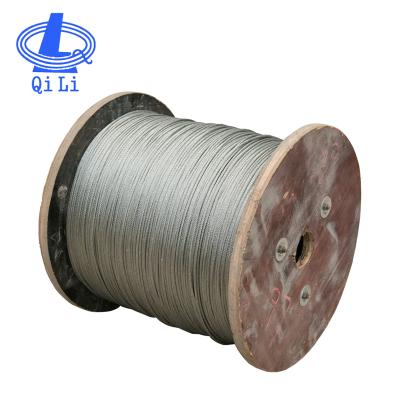 China Industry Marine Grade 7x7 AISI 316 Stainless Steel Wire Rope 3.2mm for sale