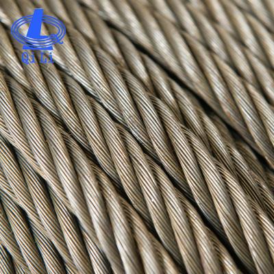 China Construction Hoist Cable Steel Wire Rope 6 X 25 6x 29 With Grease for sale