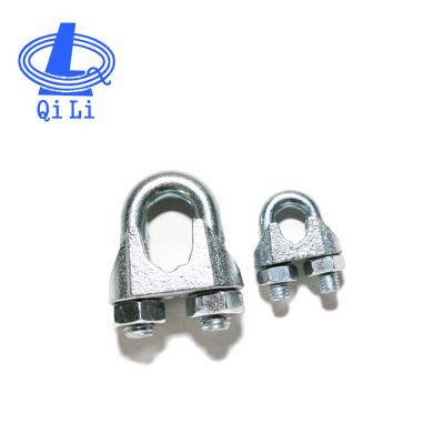 China Repair Wire Rope Galvanized Ductile EN13411-5 Type A Wire Rope Clip Similar To Din1142 For European Market for sale