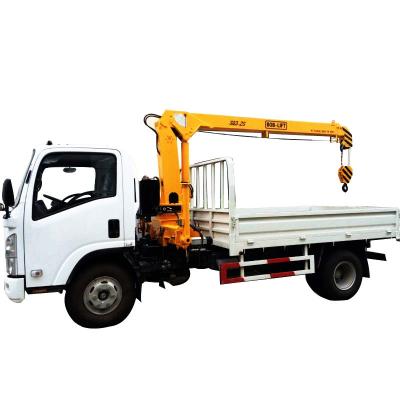 China TRUCK CRANE China Truck Crane Manufacturer 2 Ton 3 Ton Small Crane Truck Hydraulic Telescopic Boom Truck Mounted Crane for sale