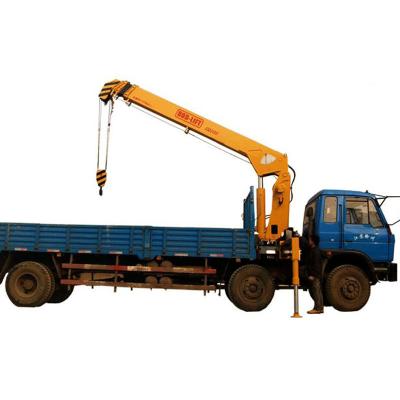 China TRUCK CRANE Reliable 10 8 Ton Hydraulic Truck Mounted Crane Telescopic Boom for sale