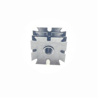 China Heavy Industry Sunflower Thread Male Insert Galvanized Steel Tube Connecting Nut for sale