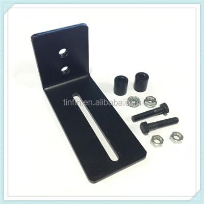 China Modern Black Adjustable Floor Guide Stay Roller For Barn Door Hardware for sale