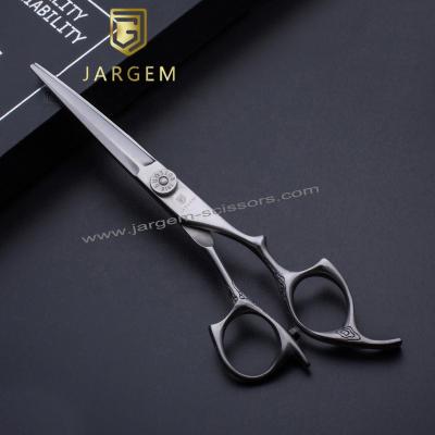 China Straight Scissors 6.0 Inch Hairdressing Scissors 440C Japanese Steel Hair Scissors for sale