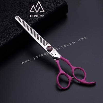 China Viable OEM Dog Scissors Diamond Screw Pet Grooming Scissors 7.5 Inch Dog Grooming Shears Scissors for sale