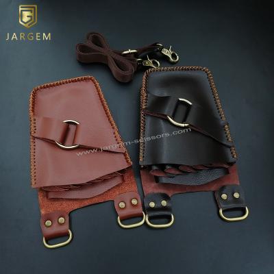 China 6 Pcs Scissors And Other Tools Barber Shop Scissors Pouches With MOQ Small Hair Tools Suitcase Barber Bags for sale