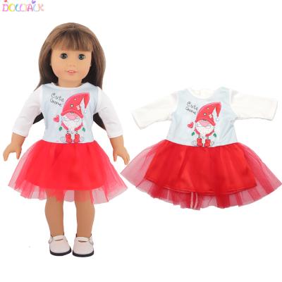 China Cartoon Toy Newest Coming American 18 Inch Girl Doll Christmas Doll Tutu Dress Set for sale