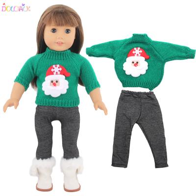 China Newest Cartoon Toy OEM Arrival American 18 Inch Christmas Doll Girl Set Doll Clothes for sale