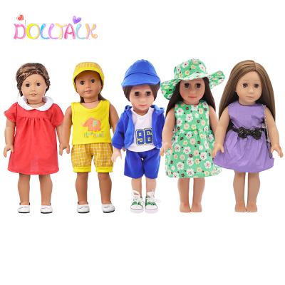 China Doll Clothes 13 Pieces Comfortable 18 Inch American Doll Clothes Sets for sale