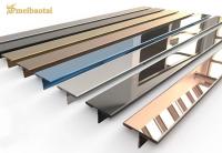 China Durable Stainless Steel Tile Trim for Ceiling Decoration with Customizable Length for sale