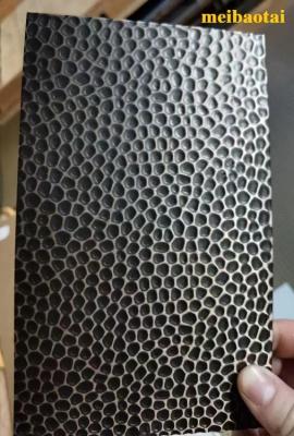 China Black  Pvd Color Honeycomb Stamped Stainless Steel Sheet Decoration Wall for sale