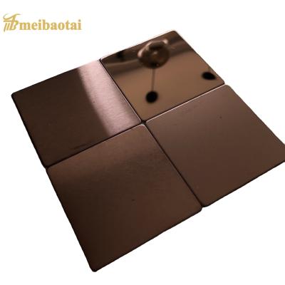 China Mirror Finish Decorative Stainless Steel Sheet 4x8 0.6mm Thickness for sale