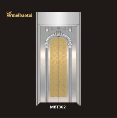 China 0.65mm Thickness Stainless Steel Etched Sheet Mirror Decoration Elevator Sheet for sale