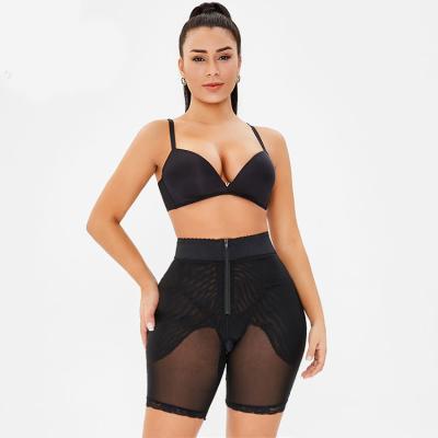 China Antibacterial Women Slimming High Waist Lace Tummy Control Butt Lifter Hip Lifter Shapewear Belt Body Shaper Shorts for sale