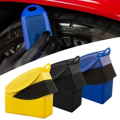 China 1pcs Car Wheel Polishing Waxing Sponge Brush ABS Plastics Washing Clean Cleaning Brush Sponge Brush Car Detail Accessories as picture for sale