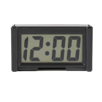 China 6.3cm/2.48inch X 3.4cm/1.34inch X 1.4cm/0.55inch Mini Car Clock Auto Car Truck Dashboard Time Bracket Self Adhesive Vehicle Electronic Finger Clock. for sale