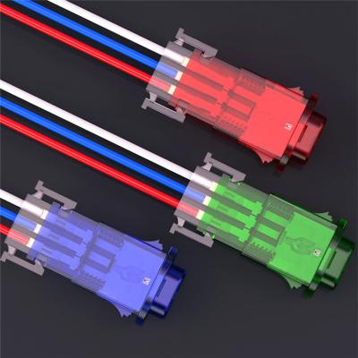 China Motorcycle Hazard Lamp Switch Flasher Emergency w/3 Warning Signal Dual Cable Safe Lock 300481 Universal for sale