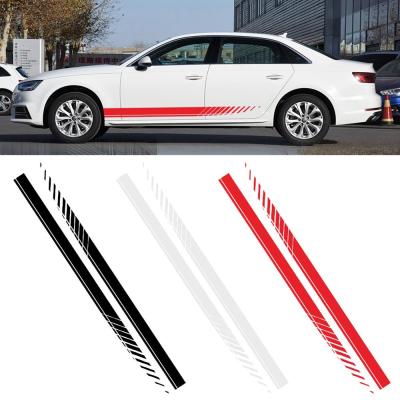 China Fashion Car Sticker For Audi Volkswagen VW Ford BMW Toyota Honda Mercedes Benz Renault Auto Side Stripe DIY Decal Car Tuning Accessories for sale