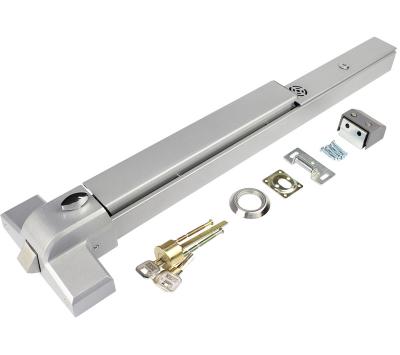 China 2020 Best Easy Installation Quality Emergency Push Bar Rod Lock /Fireproof Lock With Alarm Function For High Traffic Applications Escape Door for sale