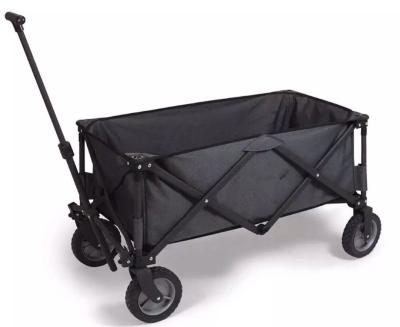 China Heavy Duty Folding Traction Wagon Folding Handcart Garden Outdoor Camping Wagon for sale