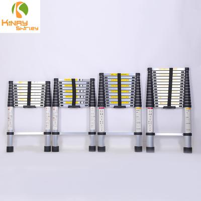 China Folding Ladders Single Telescopic Aluminum Ladder With 7 Step Ladders Soft Close Ladder for sale